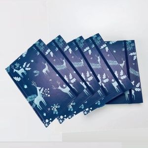 Winter Season Style 5 Notebooks 5.25"x7"(Ruled)